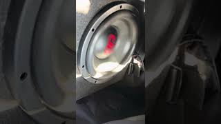 DD audio Redline 10 inch 4ohm subwoofer in ported Box #ddaudio #redline #10inch #subwoofer #basshead