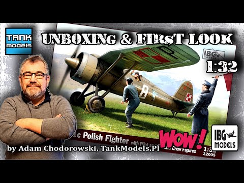 Video: IBG Models 32005 PZL P.11c polský stíhací letoun s figurkami pilota a pozemního personálu (1/32)