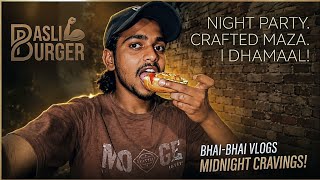 Raat Mein Ki Burger-Pizza Party! 🍔🍕 Bhai Ke Saath Full Mauj Masti!