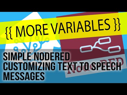 How to Customize Text to Speech Payloads in Home Assistant using NodeRED