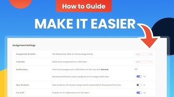 HOW TO: Import assignment settings into a Microsoft Teams Class