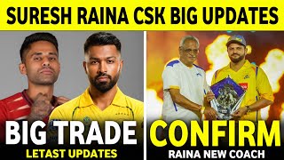 IPL 2027: CSK New Coach Suresh Raina Big Updates? | Hardik Pandya CSK Confirmed Trade Updates || screenshot 2