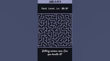 Maze Brain Game Challenge: 3 Mind-Bending Puzzles in 42s!