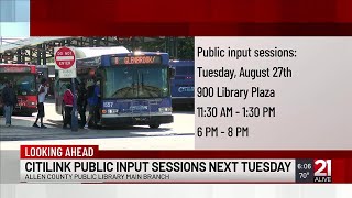 Citilink To Host Public Input Sessions For Proposed Fare Pricing, Policy Changes