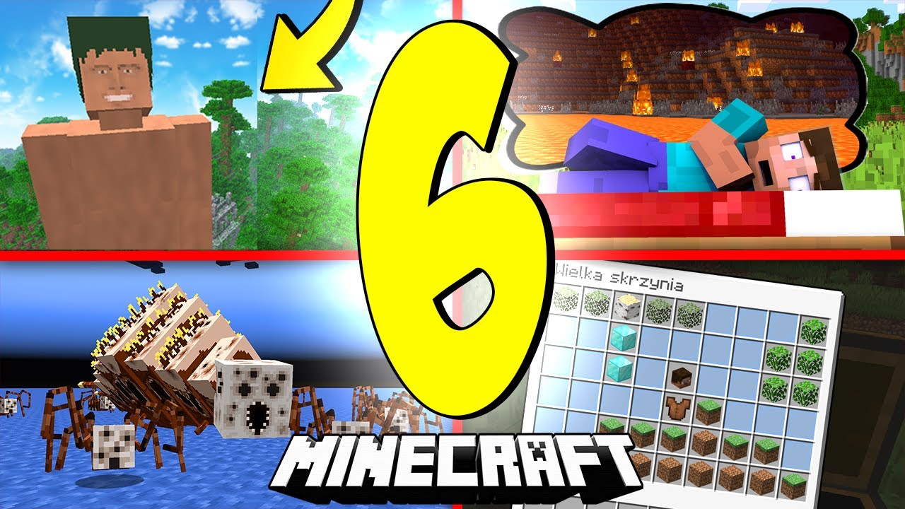 6 TOTALNIE NIENORMALNYCH MODÓW W HISTORII MINECRAFT!