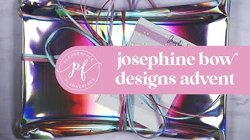 Josephine Bow Designs Advent Unboxing! | Planner Sticker Advent Calendar 2021
