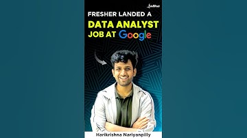 How a Fresher Got a Data Analyst Job at Google | Intellipaat Review #Shorts #DataAnalystJobAtGoogle