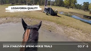 GoPro: Lissavorra Quality (CCI 3* -S | 2024 StableView Spring Horse Trials) by Elisa Wallace Eventing 4,157 views 1 month ago 7 minutes, 56 seconds