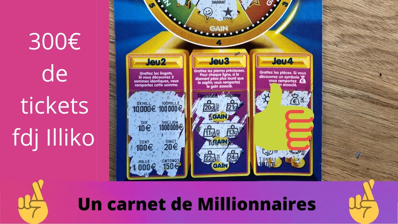 🤞 Grattage d’un carnet de Millionnaires 🤞