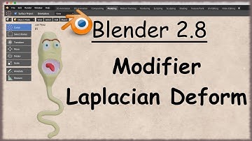 Blender 2.8 Modifier - 23 - Laplacian Deform