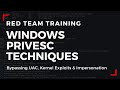 Windows Red Team Privilege Escalation Techniques - Bypassing UAC &amp; Kernel Exploits