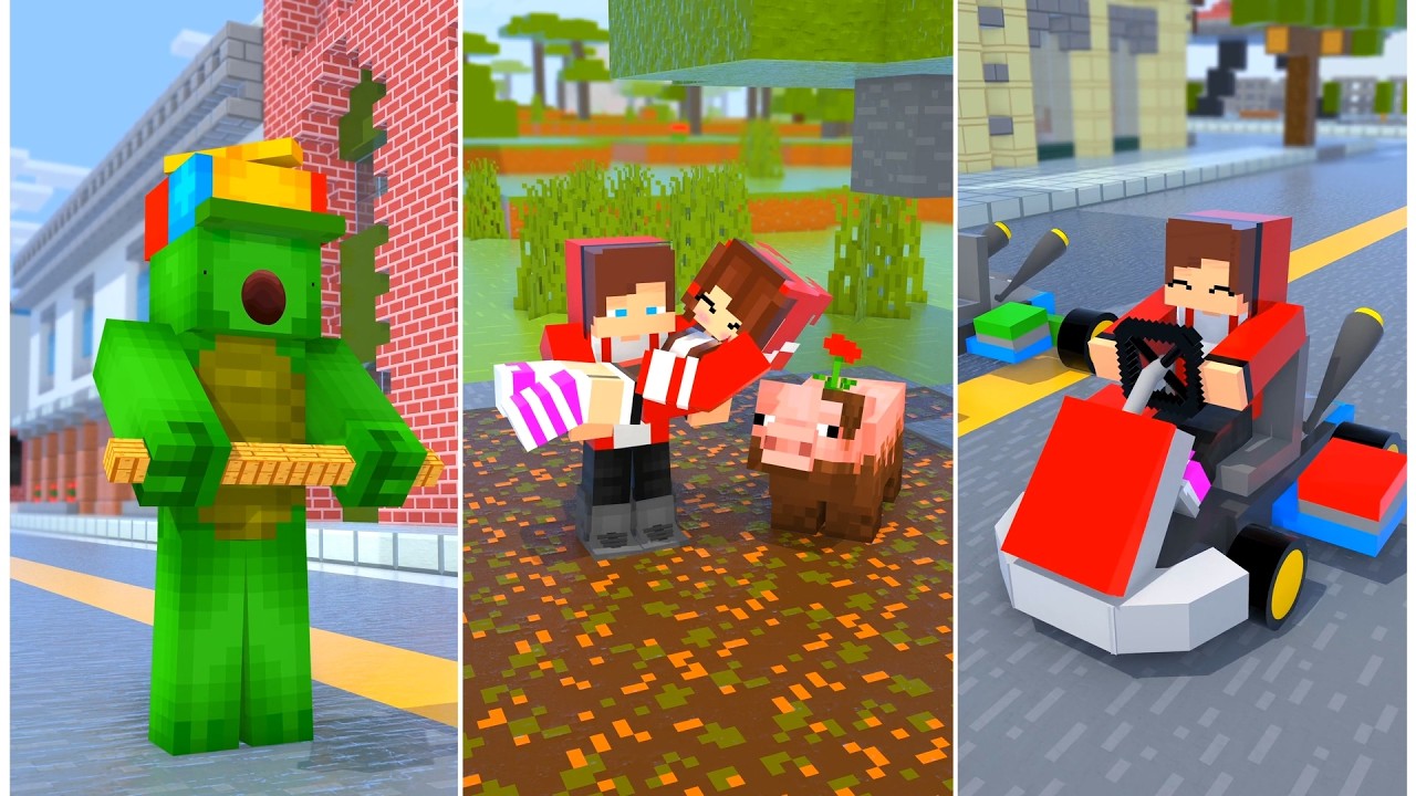 New Slide JJ Mikey Special Video - Maizen Minecraft Animation JJ & Mikey