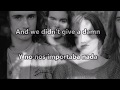 Ode to my family - The Cranberries - Subtítulos Inglés - Español