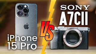 iPhone 15 Pro VS Kamera Sony A7C II