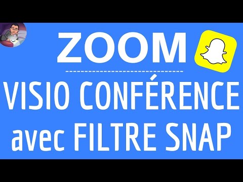 FILTRE SNAPCHAT sur ZOOM et SKYPE, comment créer 1 filtre snap dans visio conférence Zoom & Skype