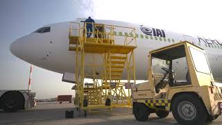 B777 300ERSF First Flight @IAI