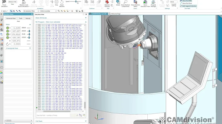 GROB G350 5-axis Milling & NX CAM Postprocessor
