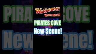 🏴‍☠️ SPOILERS! New Scene In Pirate's Cove! #waldameer #rollercoaster #erie #themepark #shorts #fyp