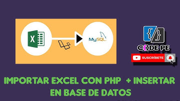 Importar archivo excel desde PHP y guardar datos en nuestra bd