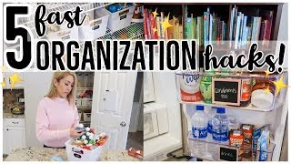 5 EASY WAYS TO ORGANIZE STRAIGHTEN AND DECLUTTER! CLEAN WITH ME 2019 | Brianna K