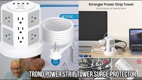 TROND Power Strip Tower Surge Protector Upgrade