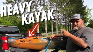 How To Tie Down And Transport A Heavy Fishing Kayak
