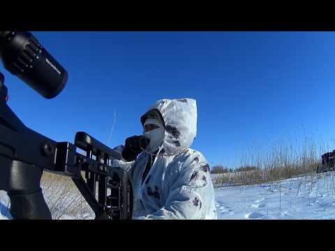 Холодная охота на лисицу в -32 градуса!!!