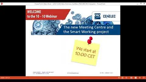 10-10 webinar: Discover our new Meeting Centre and the Smart Working project