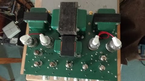 Class AB2 6146 PP Valve Amplifier - Solving a LF Oscillation Fault.