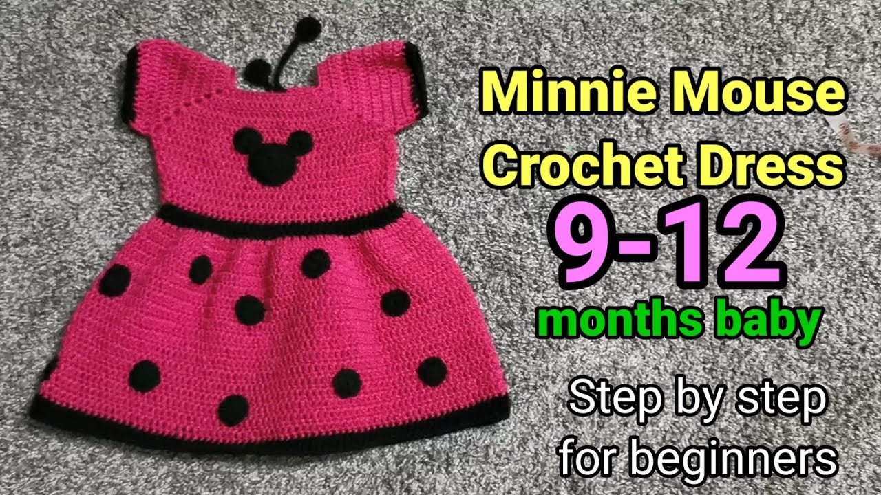 crochet minnie mouse dress free pattern Crazy Cool Crochet Baby Frock Pattern in Out Class Color Combination
