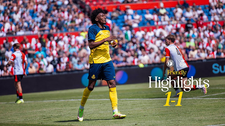 1-1 at De Kuip against Feyenoord! | HIGHLIGHTS FRIENDLY: Feyenoord - Union
