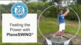 Build Incredible Golf Swing POWER on plane with PlaneSWING Golf Swing Training Aid