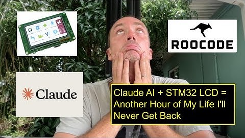 Claude AI + STM32 LCD = Another Hour of My Life I