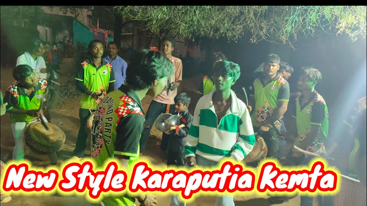 New Style Karaputia Kemta 🎹 Karaputia Dhemsa Danch Jamguda Band party 🥁  