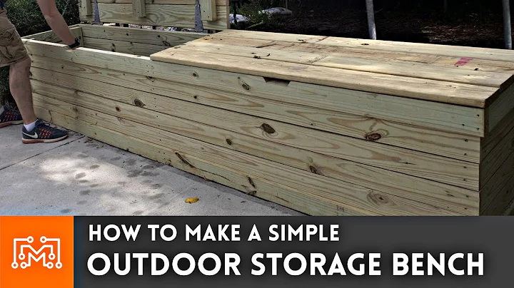 Outdoor Storage Bench // Woodworking How To | I Like To Make Stuff