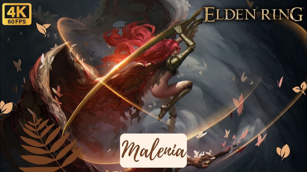 Elden Ring - Malenia, Blade of Miquella Boss Fight (4K 60FPS