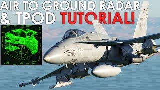 DCS F/A-18C Hornet Air to Ground Radar & LITENING Targeting Pod Tutorial!