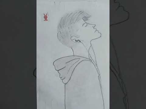 Boy drawing with earphones - YouTube