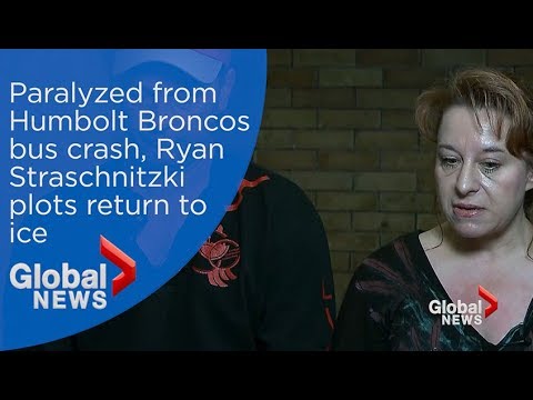 Paralyzed from Humboldt Broncos bus crash, Ryan Straschnitzki plots return to ice