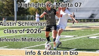 Highlights Vs. Manta 07