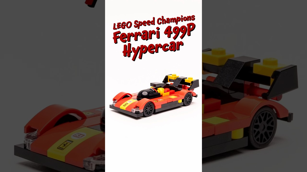 LEGO 30709 Ferrari Hypercar – Speed Build & Stop Motion!