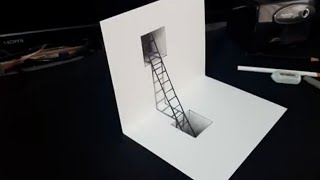 How to draw 3D stair in a hole
