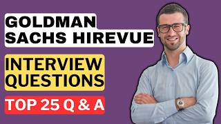 Goldman Sachs HireVue Interview Questions and Answers | How to Pass the Interview