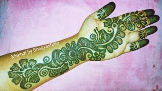 BEST ARABIC MEHNDI DESIGNS for Hands || सुंदर सरल अरबी मेहँदी डिज़ाइन बनाना सीखिए