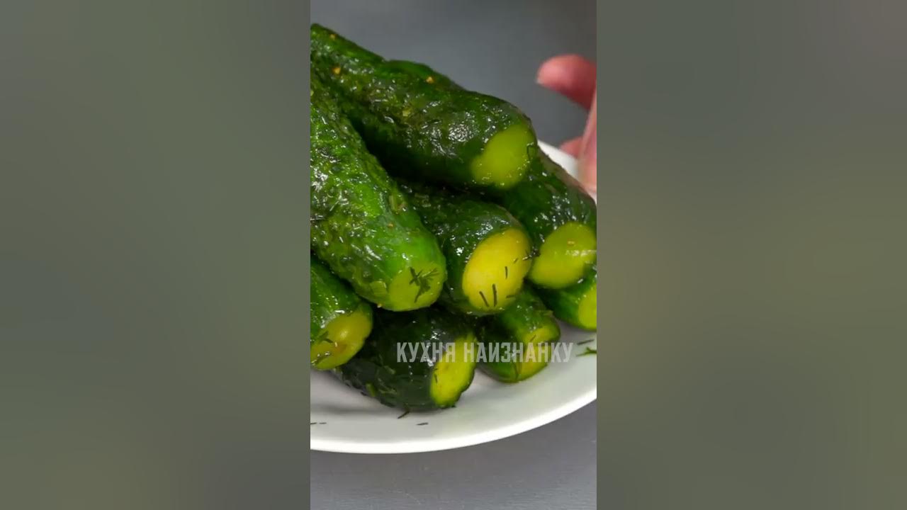 "Сухие" малосольные огурцы: новый вкус (утром готовим - вечером хрустим ...