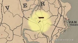 Red Dead Online Tesoro Sur de Roanoke / southern roanoke Treasure Map  Location 