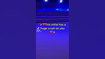 Thumbnail of This initial has a huge crush on you/TikTok: geico428