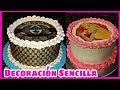 Decorando Pasteles CON PAPEL ARROZ