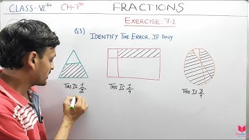 Q3) Ex-7.1 Class 6 Maths Chapter 7 Fractions | Maths Class 6 CBSE NCERT By Apni ClassRoom By Deepak