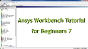 Static Structural Analysis 1 : Ansys Workbench Tutorial for Beginners #CaddShip 7